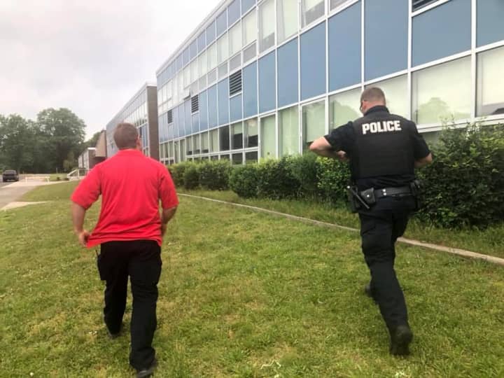 The Ramapo Police Department held another active shooter drill, this time at the high school.