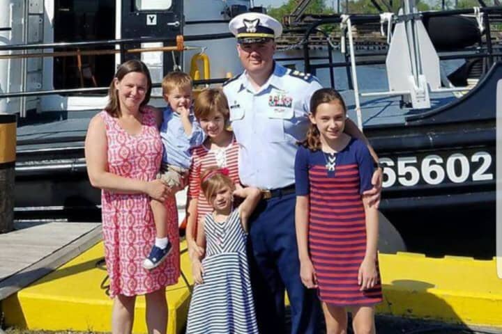 Michael Kozloski with his family.