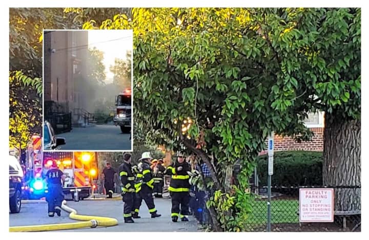 Firefighters responding to the Washington School on Ridge Road were met by intense heat and smoke that obscured all visibility shortly after 6 p.m. Saturday, Sept. 16, 1st Assistant Lyndhurst Fire Chief Paul Haggerty said.