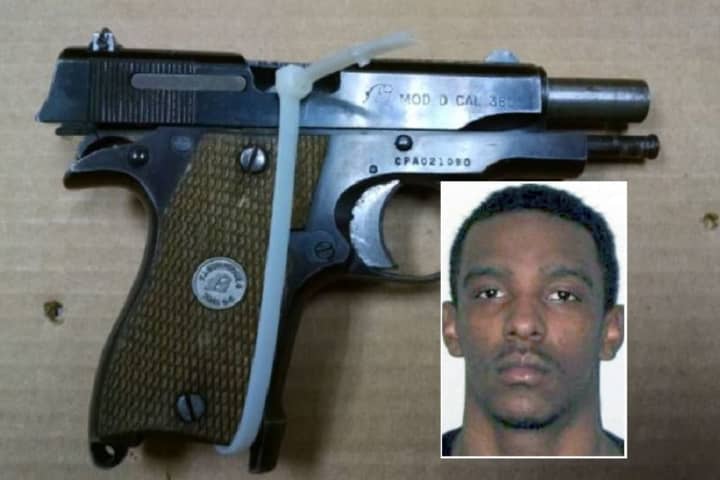 INSET: Richard Hobson, Jr.  / The gun that police said was used in the robberies.