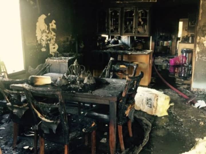Tony Gonzalez and the Chiarello family&#x27;s home caught fire on April 20.