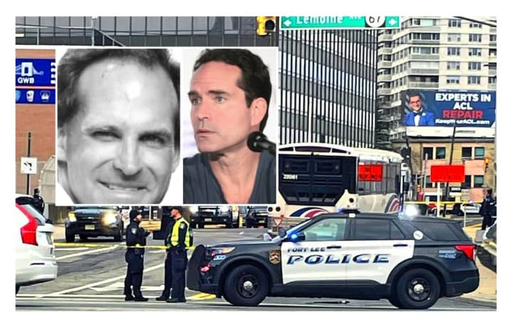 Jordan Miller (left, in b&amp;w) and the brother of actor Jason Patric (color) was struck and killed near the GWB in Fort Lee on Wednesday, Jan. 10.