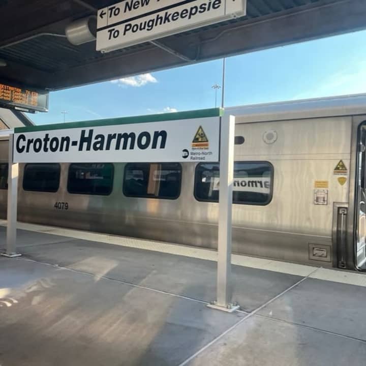 The Croton-Harmon train station.