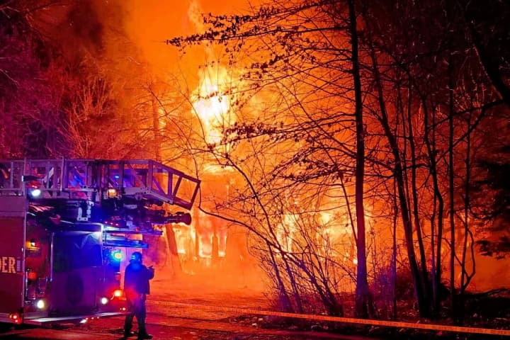 The blaze broke out in the 3½-story multi-family house at 850 Broad Avenue (Route 9) in Ridgefield, between Routes 5 and 46, shortly before 2:30 a.m. Wednesday, March 6.