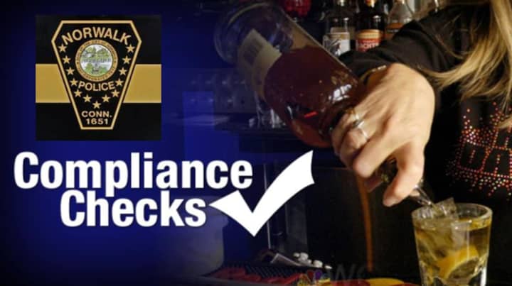 Norwalk police recently conducted an alcohol compliance check.