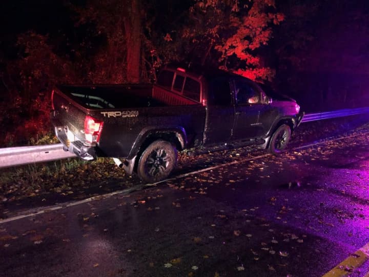 An allegedly drunk driver crashed in Rockland County.