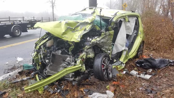 An Ossining woman was killed during a head-on crash on Route 9.