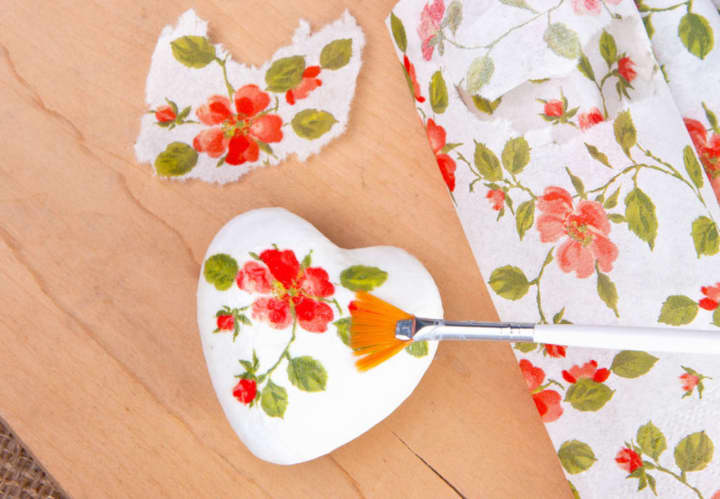 Learn decoupage at a Somers Library workshop.