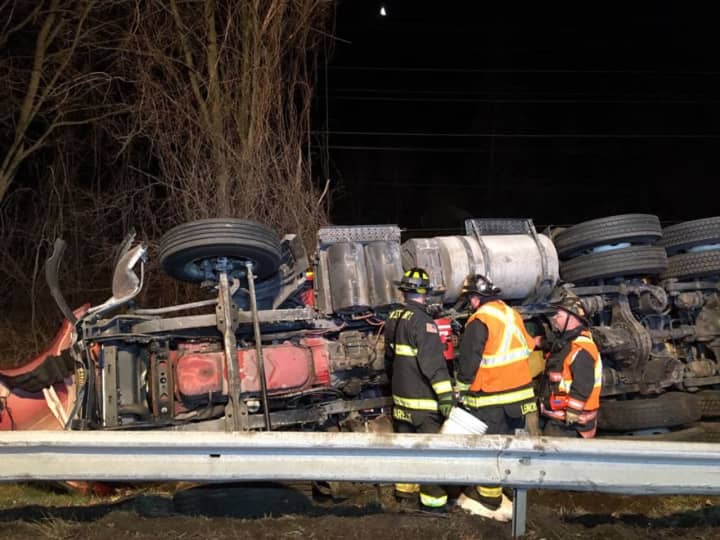 One person was injured during a rollover crash on I-95.