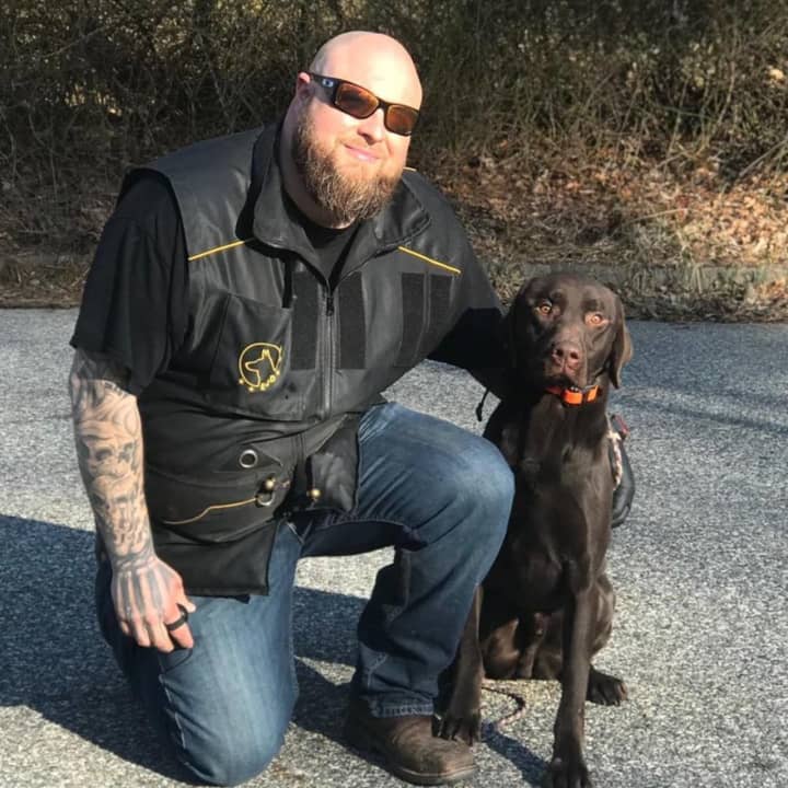 Justin Baltin, 37 of Hewitt and formerly Fair Lawn owned Tri-State K9 Services.