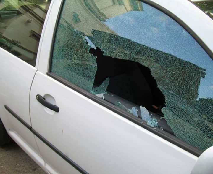 Clarkstown police are warning residents not to leave valuables in their cars after four cars were vandalized in New City.