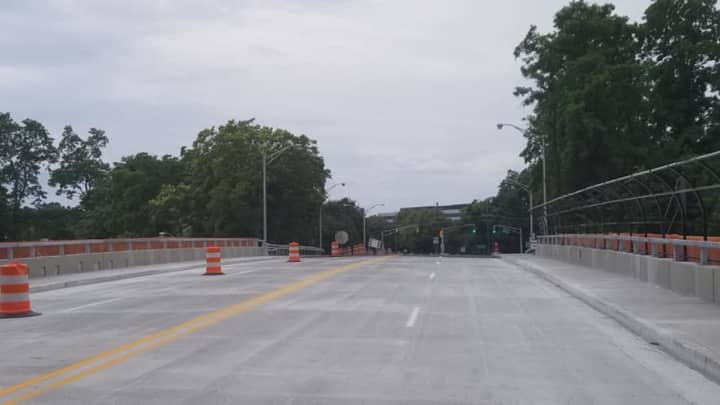 The Paramus Road overpass has been reopened.