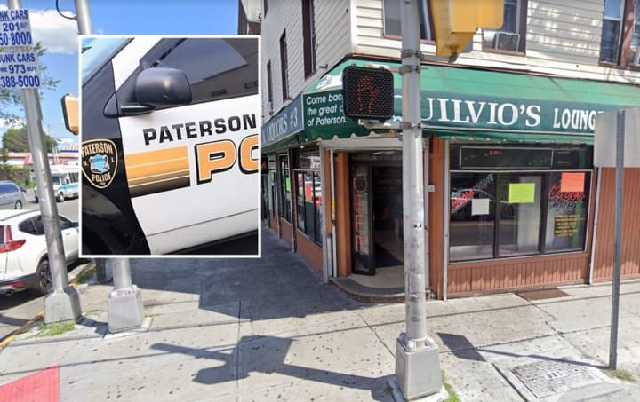 Quilvio&#x27;s Lounge &amp; Liquors at the corner of Broadway and East 18th Street in Paterson.