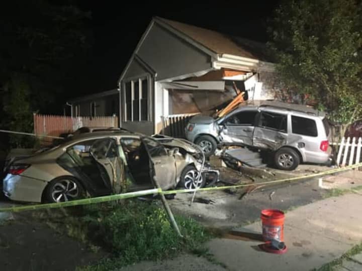 A driver crashed into a Connecticut home.