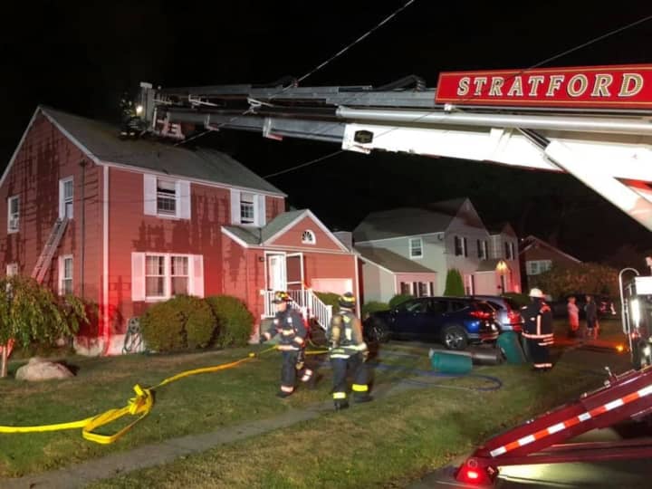Two people and a cat were able to escape and early morning fire.