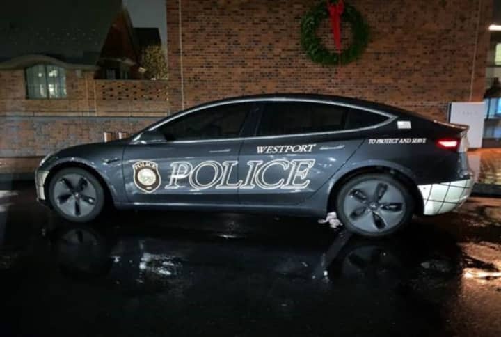 The Westport Police Department has purchased the first Tesla Model 3 squad car in Connecticut.