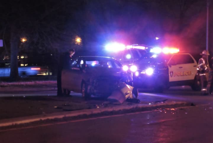 One minor injury was reported in the crash Wednesday night on Franklin Turnpike near Route 17 in Ramsey.