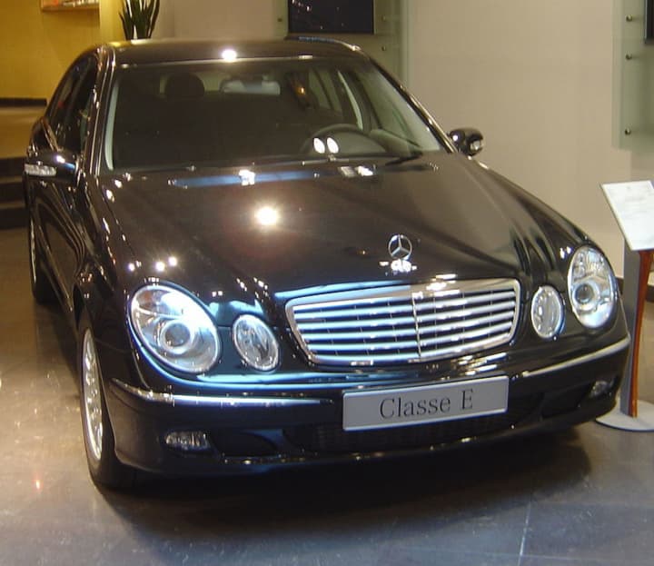 A Mercedes-Benz e-class
