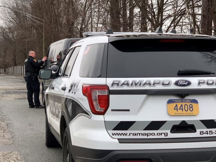 Ramapo Police arrested two people for DWI at the scene of two separate traffic crashes.