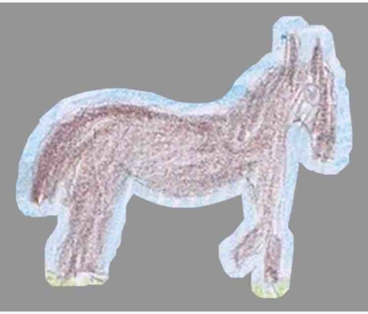 Mellie Stasko, 8, drew this picture of a horse before she and her mother were killed.