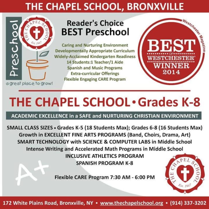 The Chapel School has open houses on two dates.