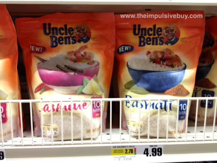 Uncle Ben&#x27;s product packaging before the rebranding.
