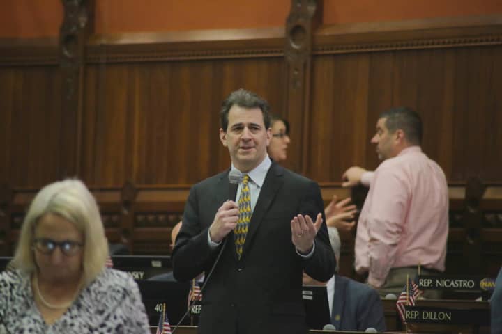 A bill championed by State Rep. Chris Perone would allow manufacturers in the state to tag locally produced items with the designation &quot;Connecticut- Made.&quot;