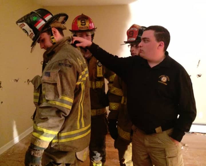The Allendale Fire Department continued training at an acquired home in the borough.