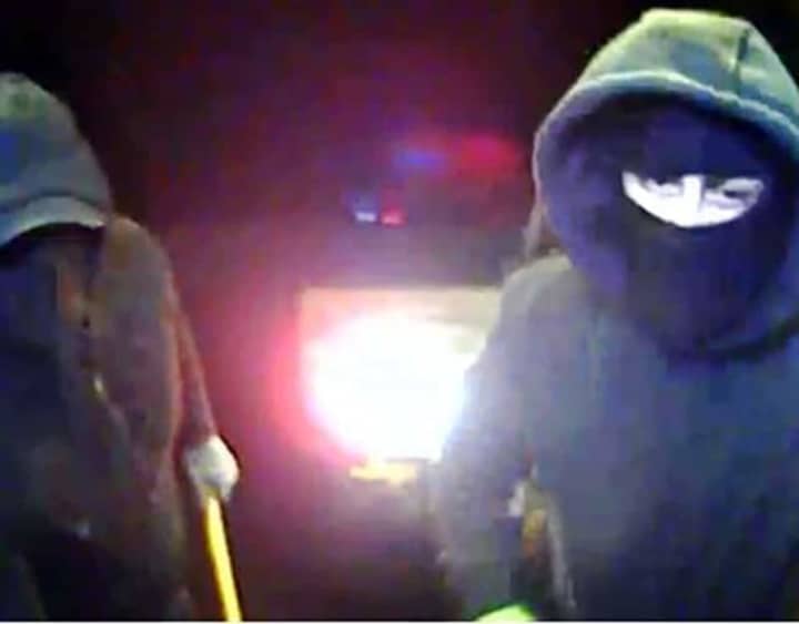 The suspects were wearing black ski masks, according to Tyngsborough Police Department.