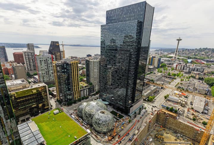 Amazon headquarters in Seattle.
