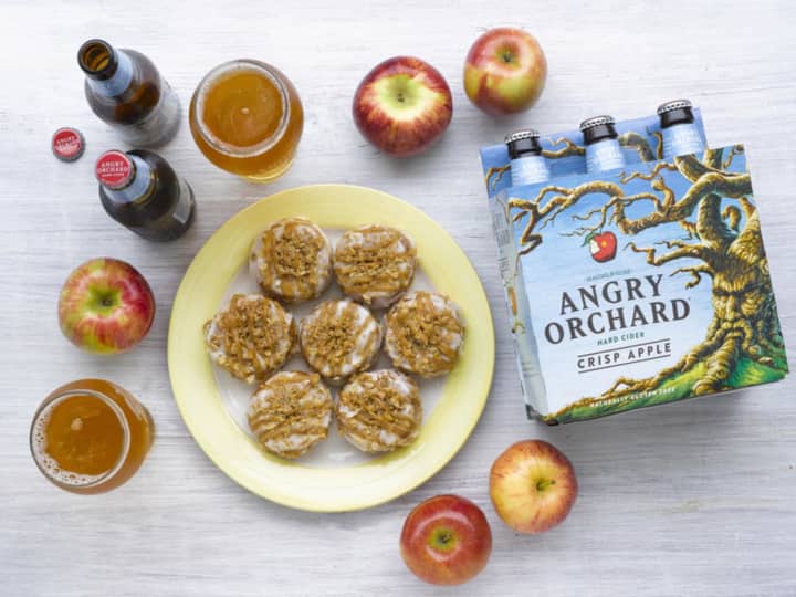 Angry Orchard &amp; The Doughnut Project Introduce the Angry Crisp Doughnut.