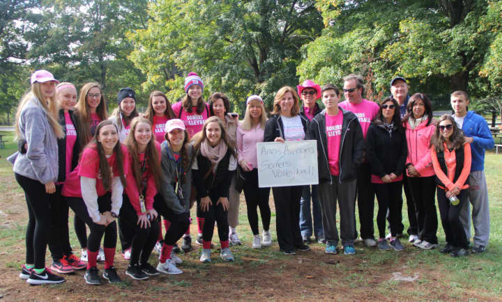 Dottie McHugh with her team at the 2015 Support-A-Walk. For more information on the Support-A-Walk, visit http://supportconnection.org/donate-and-fundraise/.