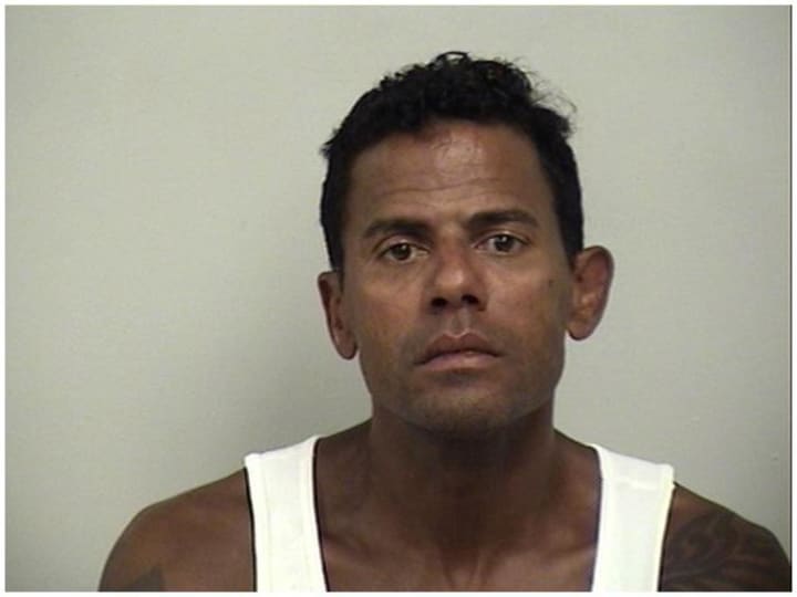 Westport Police arrested Ariel Aparicio-Jarro early Monday morning, charging him with breach of peace and two charges of risk of injury to a child.