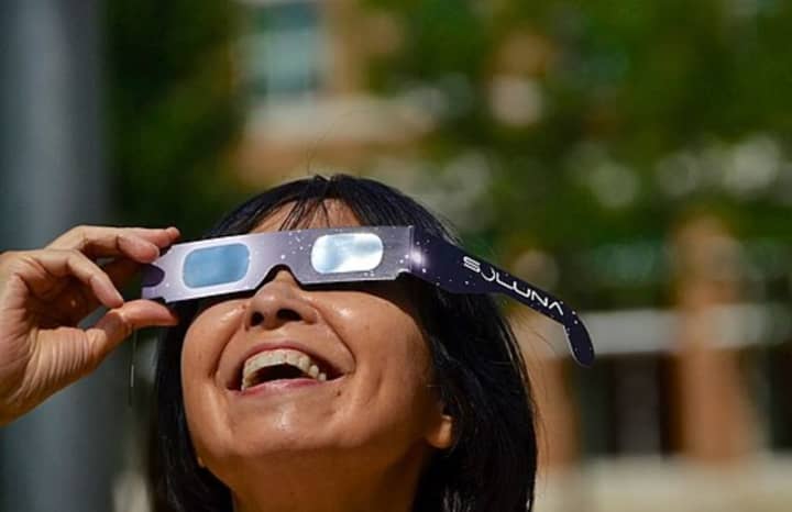 Experts are urging residents to view the solar eclipse with the proper eye protection.&nbsp;