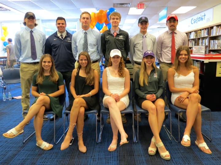 Briarcliff&#x27;s 11 seniors who will be playing college sports next year.