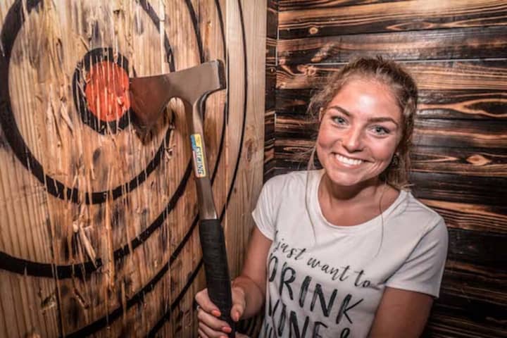 Axes and ale are offered at Bad Axe Throwing opening soon in Westchester.
