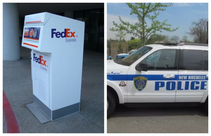 Two men were nabbed stealing items from FedEx and UPS boxes.