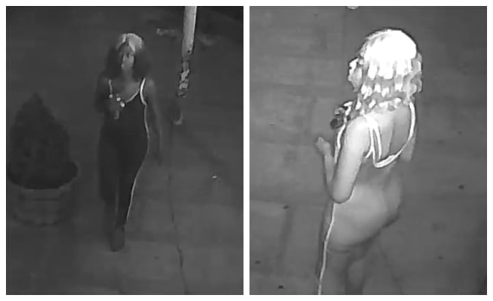 Know her? Suffolk County Police are asking the public for help identifying a man and a woman involved in a burglary of the Village Pub.