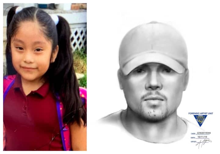 Dulce Alavez, 5, and a man who may have witness her disappearance, according to police.