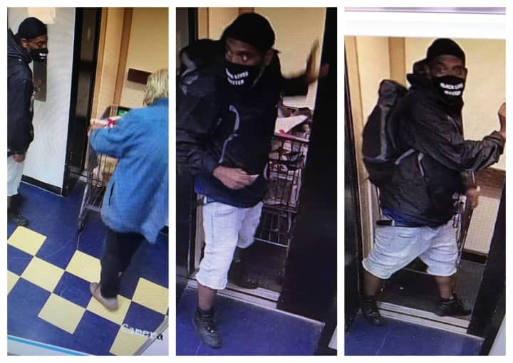 Know him? Bridgeport police are asking for help identifying the man pictured in connection with an alleged robbery of an elderly man.