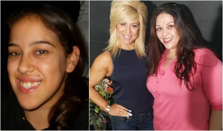 Viviana Tulli, left, was 21 when she was strangled and killed by her ex-boyfriend. Her sister, Stella, is seeking answers on &quot;Long Island Medium&quot; next month.