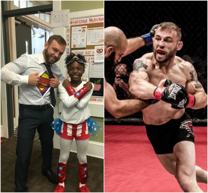 Joseph Schick of Fair Lawn balances his day job as a teacher in Central Jersey with his unexpected career as a professional fighter.