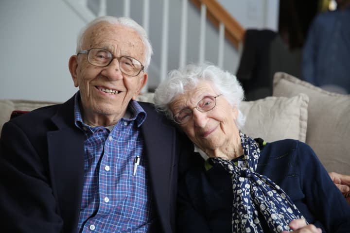 John Betar, 104, and his wife Ann, 100, live in Fairfield.