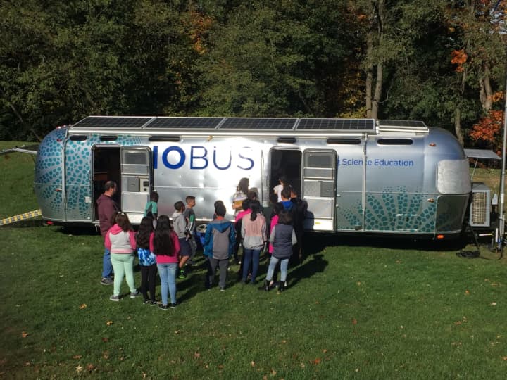 Elmsford students had a chance to visit the Biobus.