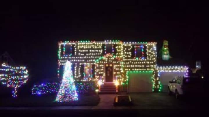 92 Blamey Circle, one of the contestants in Stratford&#x27;s annual holiday lighting contest.