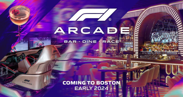 F1 Arcade is opening their first US location in Boston next March
