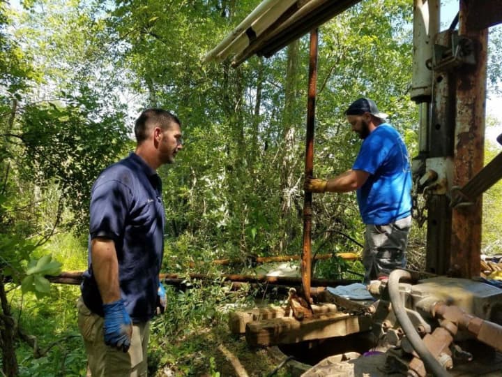 Henry Boyd Well Drillers gets to work to help address a water-supply crisis affecting Chateau Ridge in Mahopac.
