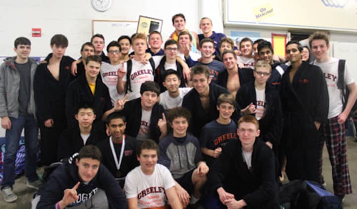 Greeley Boys Swimming and Diving Team won their 8th Conference Championship.