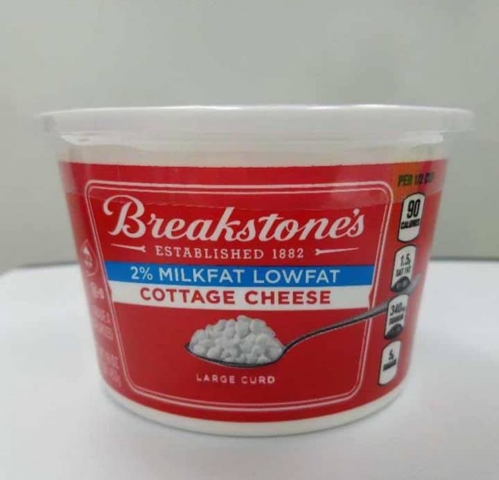 A recall has been issued for Breakstone cottage cheese products that may contain metal.