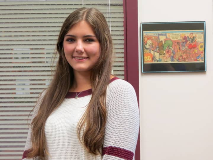  Briarcliff High School senior Brigitte Obermeyer was honored at the Westchester County Association’s Women in Tech awards on Oct. 1.